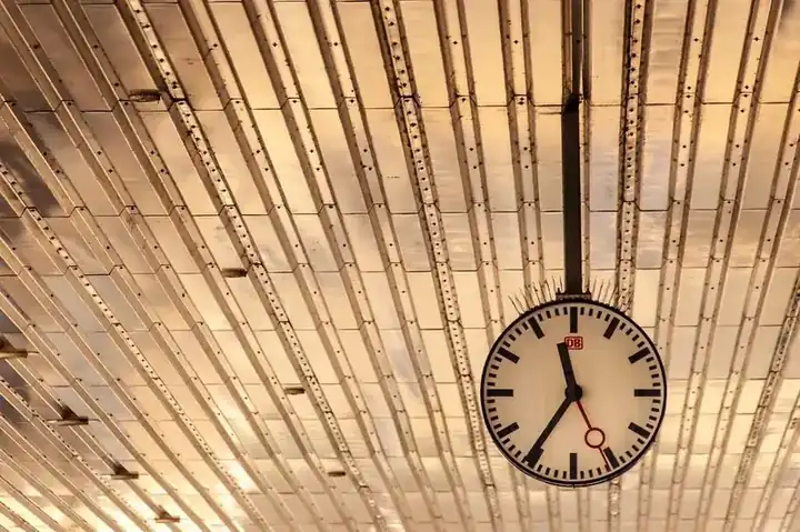 Wooden wall clock