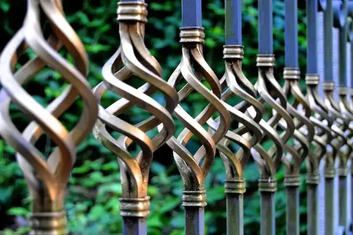 Wrought iron armchair