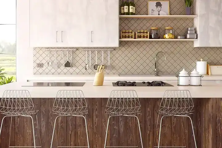 Mango wood bar stool