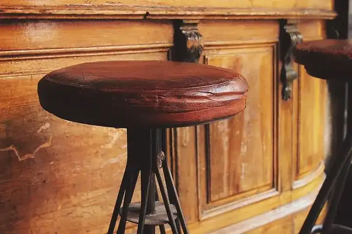 Rustic bar stool