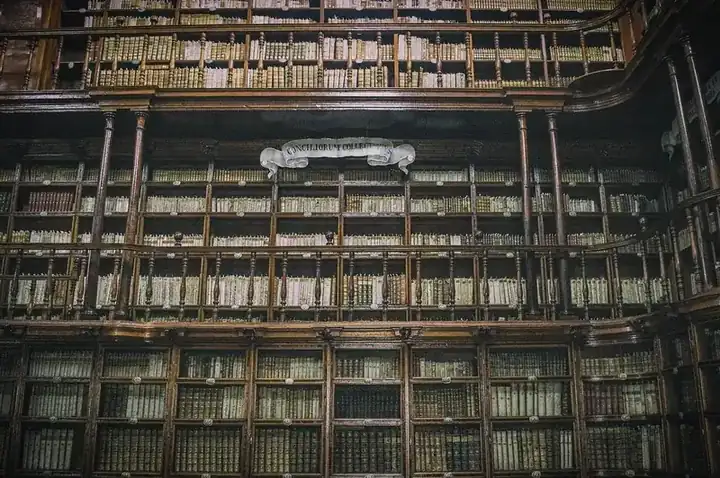 Vintage bookshelf