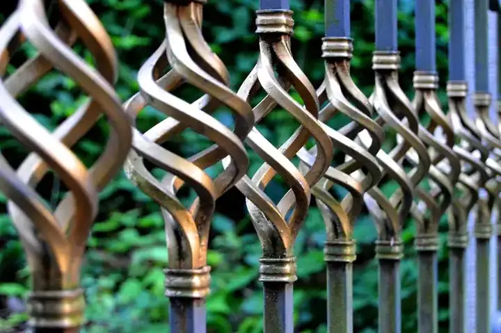 Wrought iron coat rack