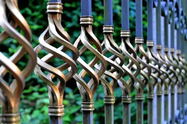 Wrought iron console table