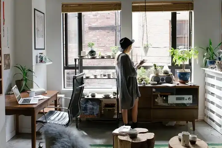 Industrial writing desk