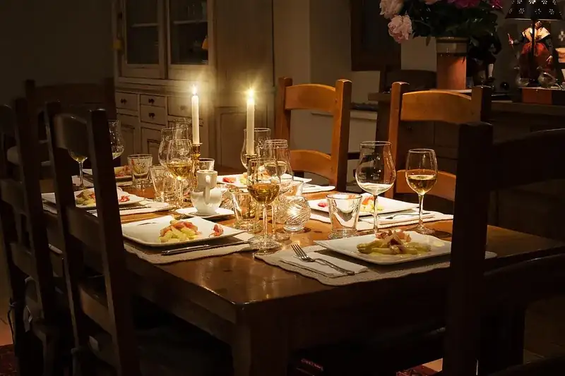 Live edge dining table