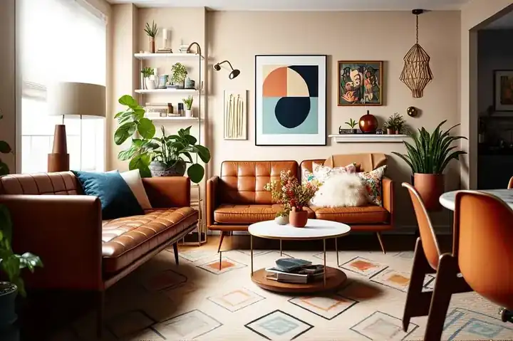 Mid century modern nesting tables