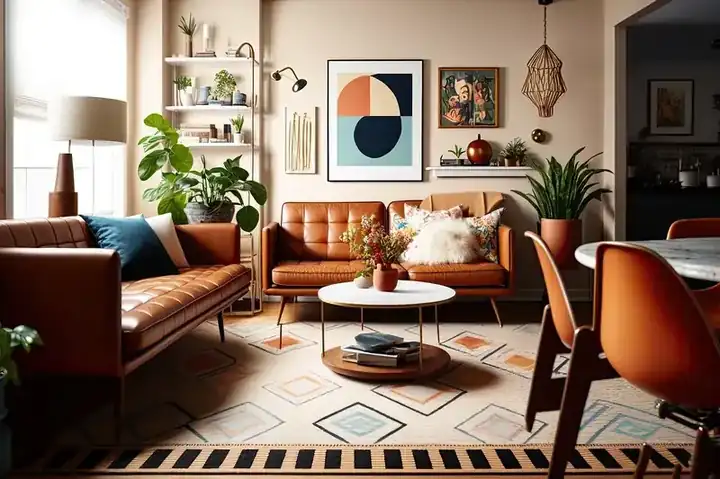 Mid century modern nightstand