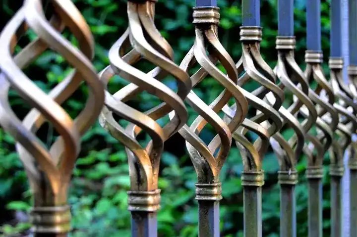 Wrought iron nightstand